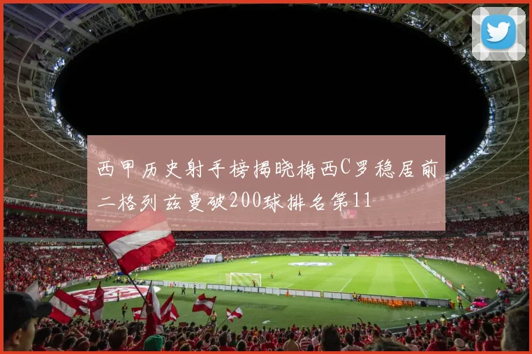 西甲历史射手榜揭晓梅西C罗稳居前二格列兹曼破200球排名第11